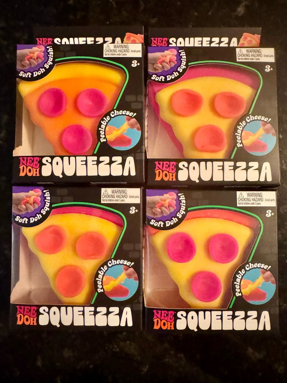 Nee Doh SqueezzA Pizza Slice Squishy- RARE HARD TO FIND!